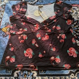 Lindy bop sweetheart shirt sz xl